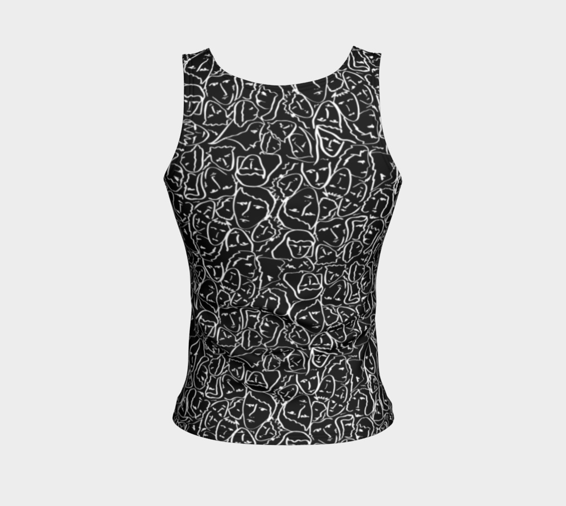 Aperçu de Elio's Shirt Faces in White Outlines on Black Crying Scene #2