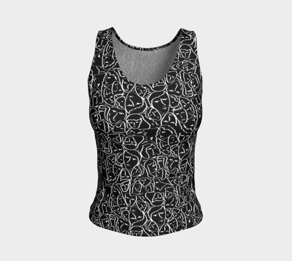 Aperçu de Elio's Shirt Faces in White Outlines on Black Crying Scene #1
