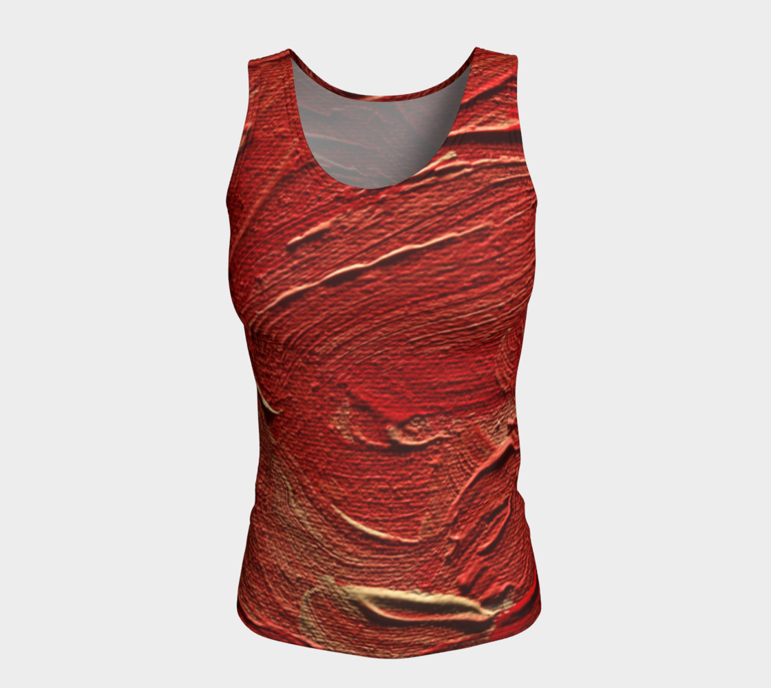 Aperçu de Red Fitted Tank Top #5