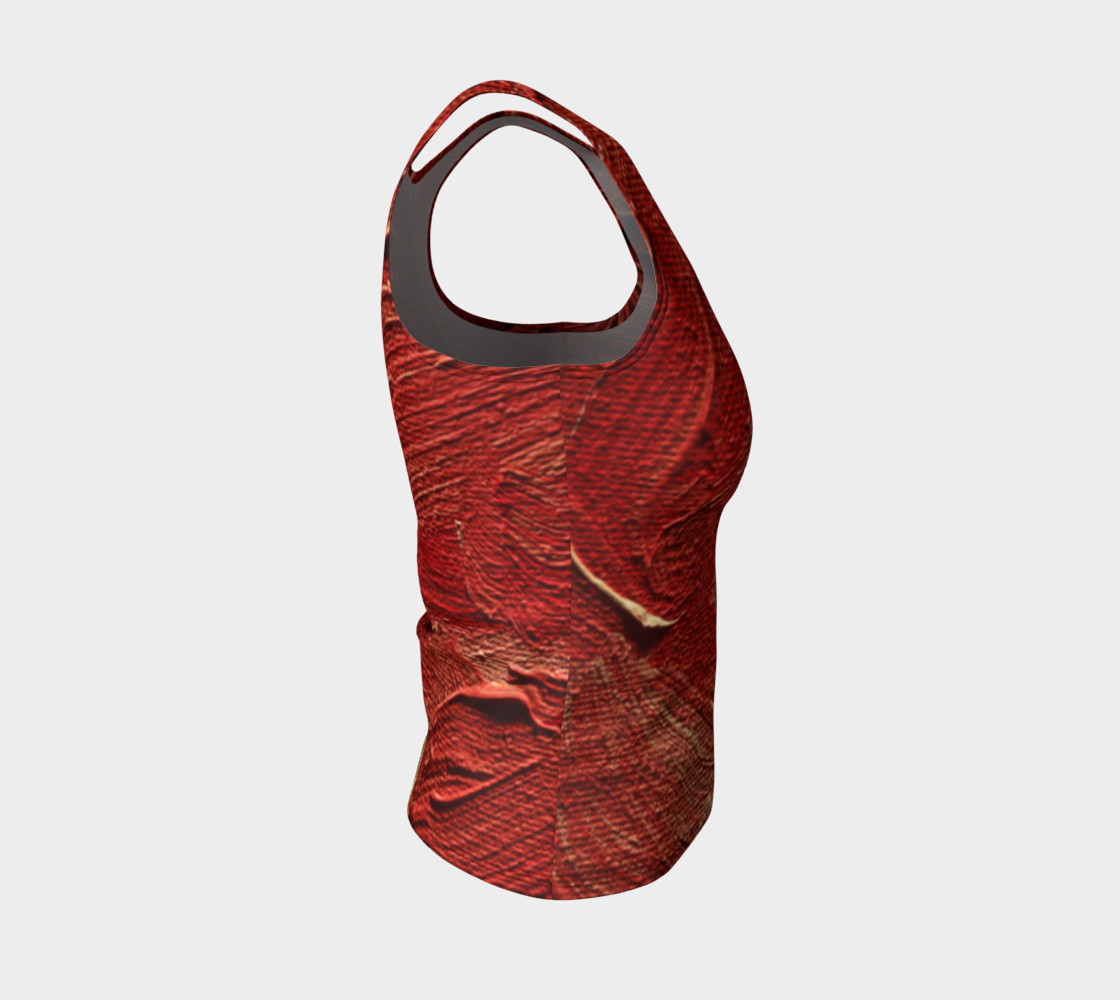 Aperçu de Red Fitted Tank Top #4