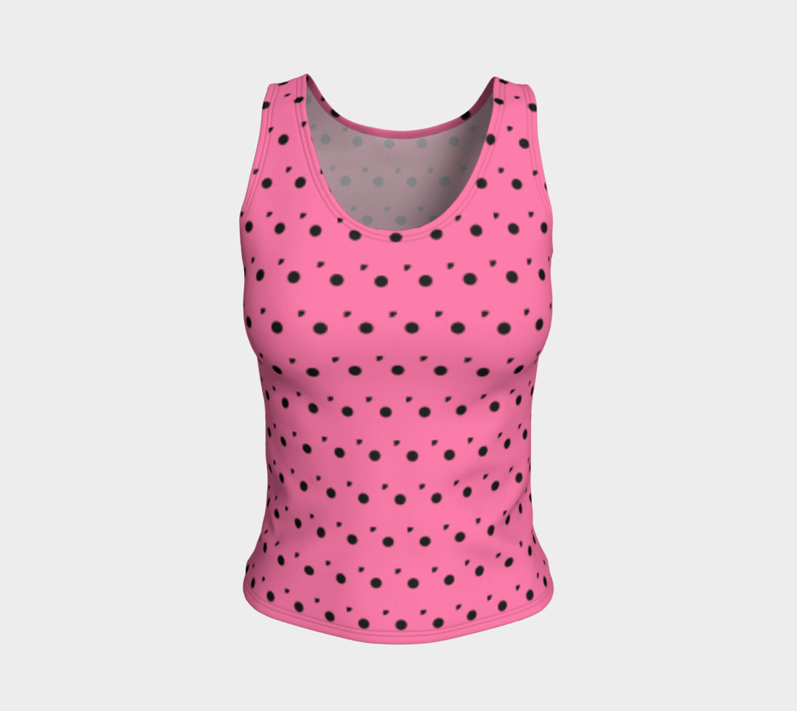 Aperçu de Tracks Bubble Gum Fitted Tank #1