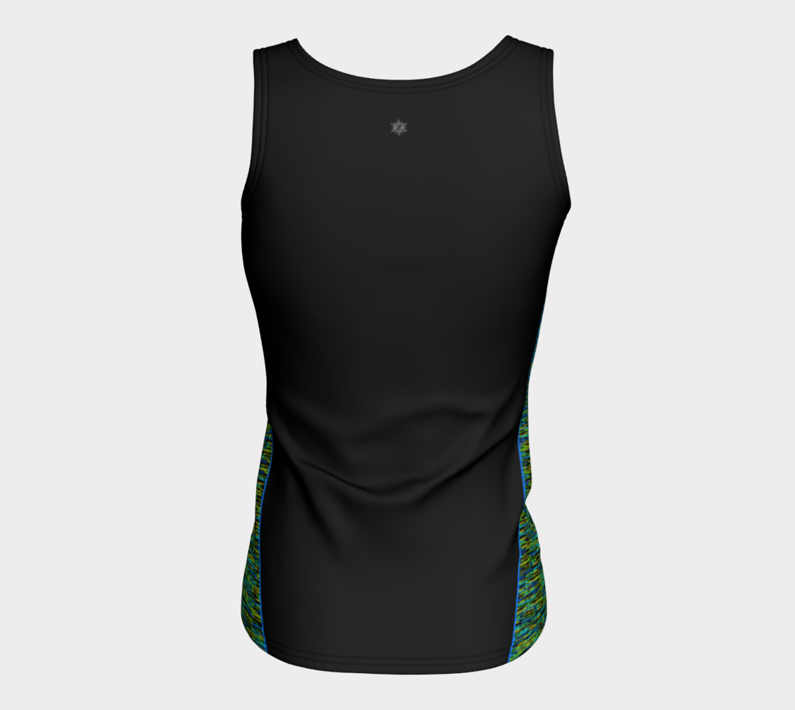 Space Dyed Black Blue Green Yellow preview #6