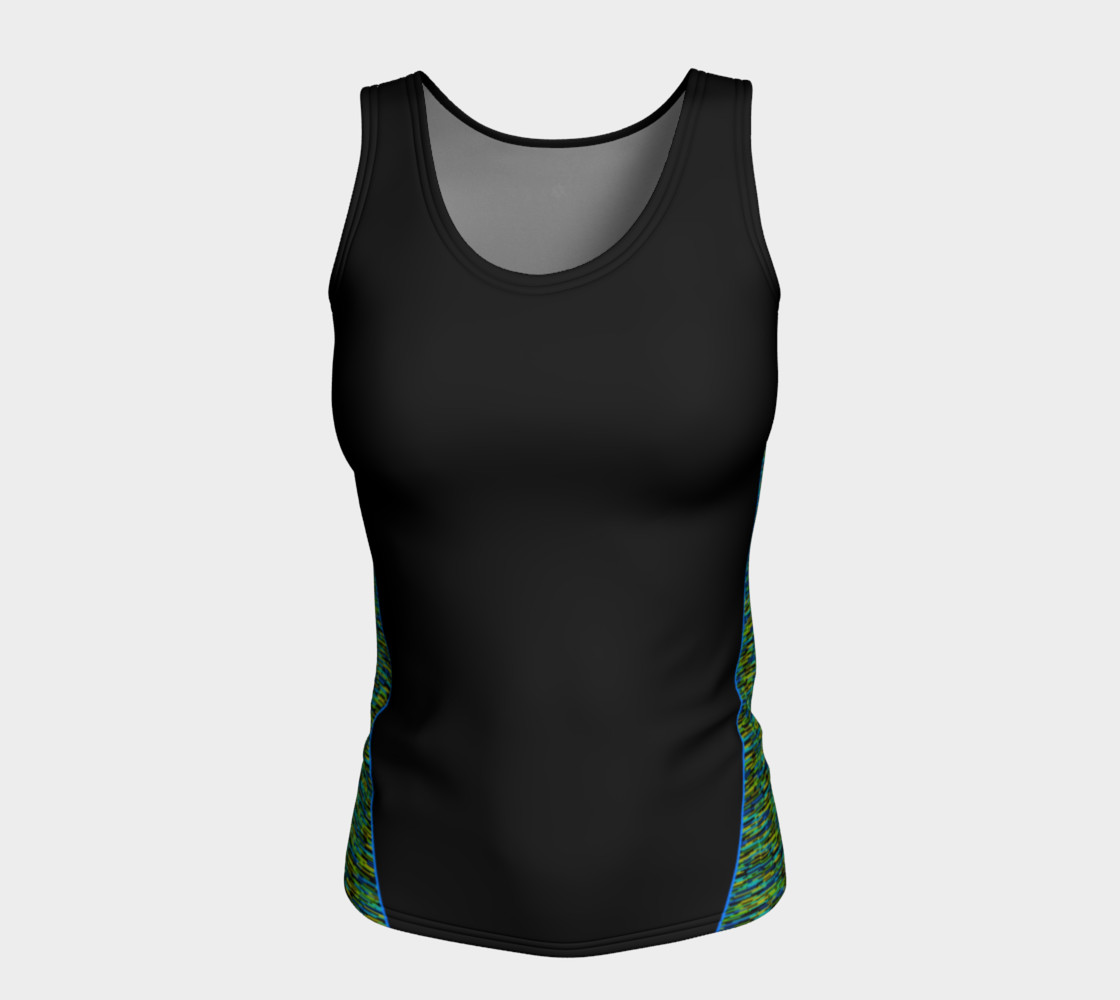 Space Dyed Black Blue Green Yellow preview #5