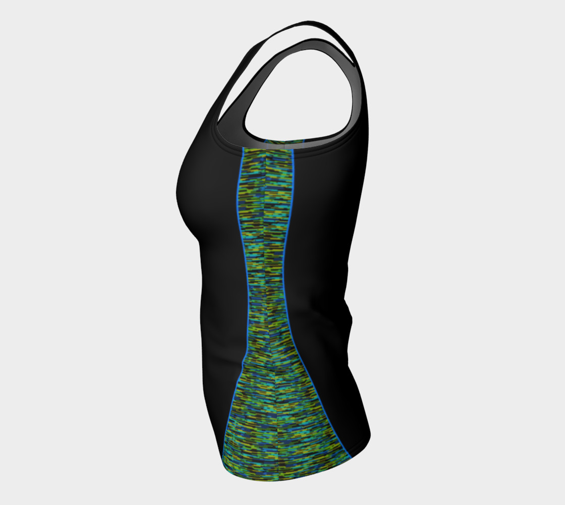 Space Dyed Black Blue Green Yellow preview #7
