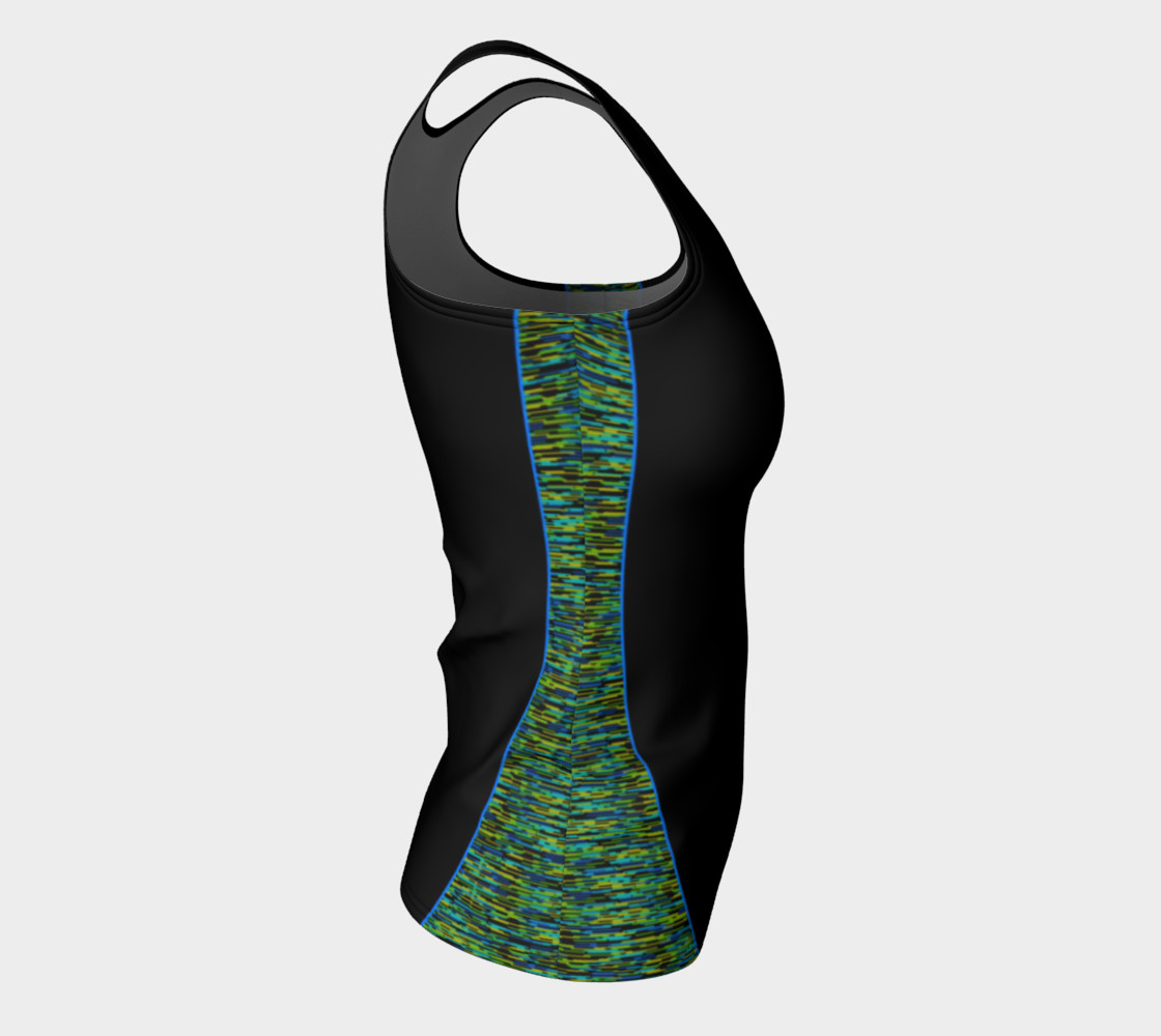 Space Dyed Black Blue Green Yellow preview #8