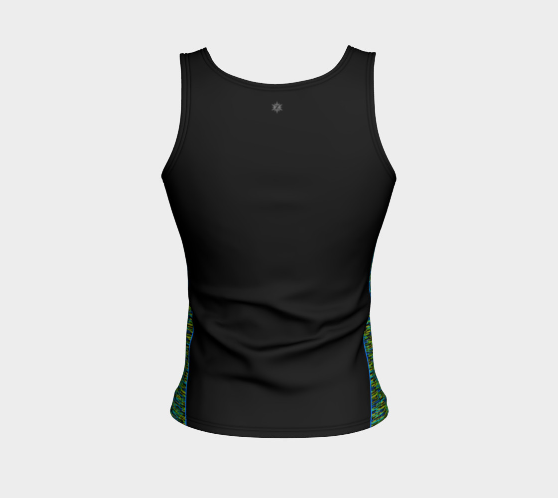 Space Dyed Black Blue Green Yellow preview #2
