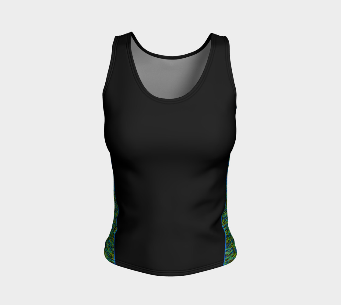 Space Dyed Black Blue Green Yellow preview #1
