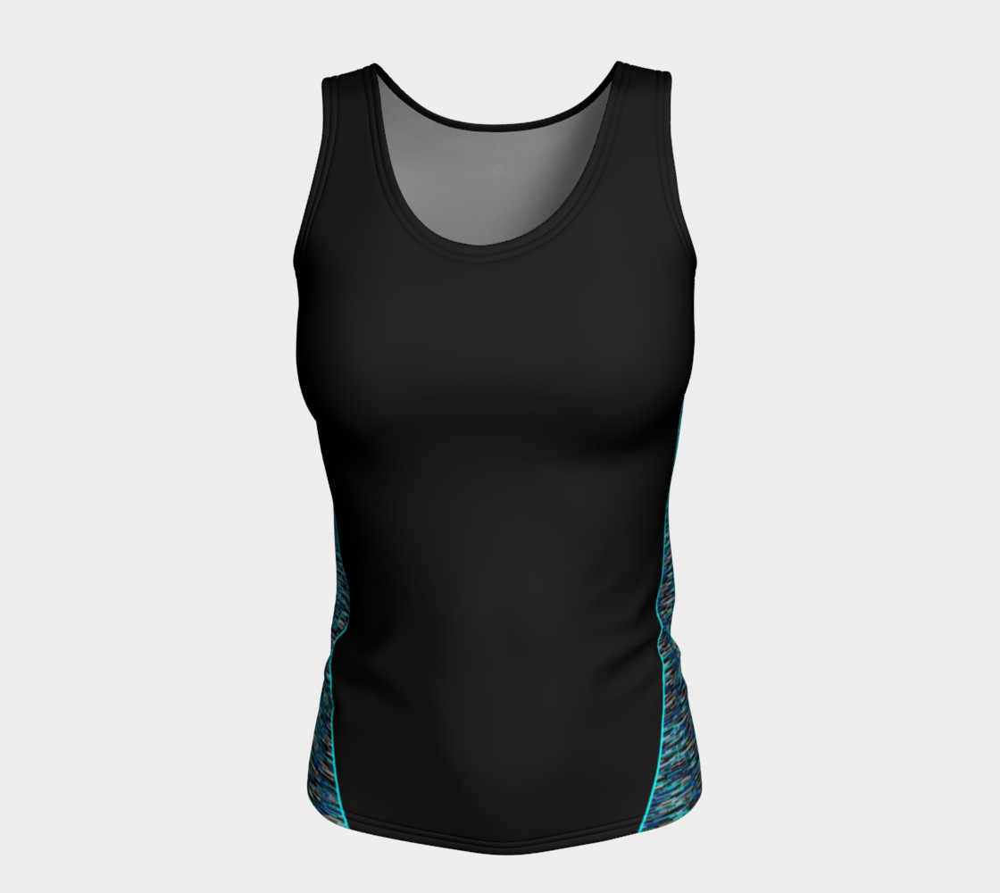 Space Dyed Black Turquoise Gray Blue preview #5