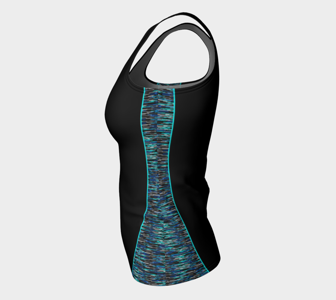 Space Dyed Black Turquoise Gray Blue preview #7