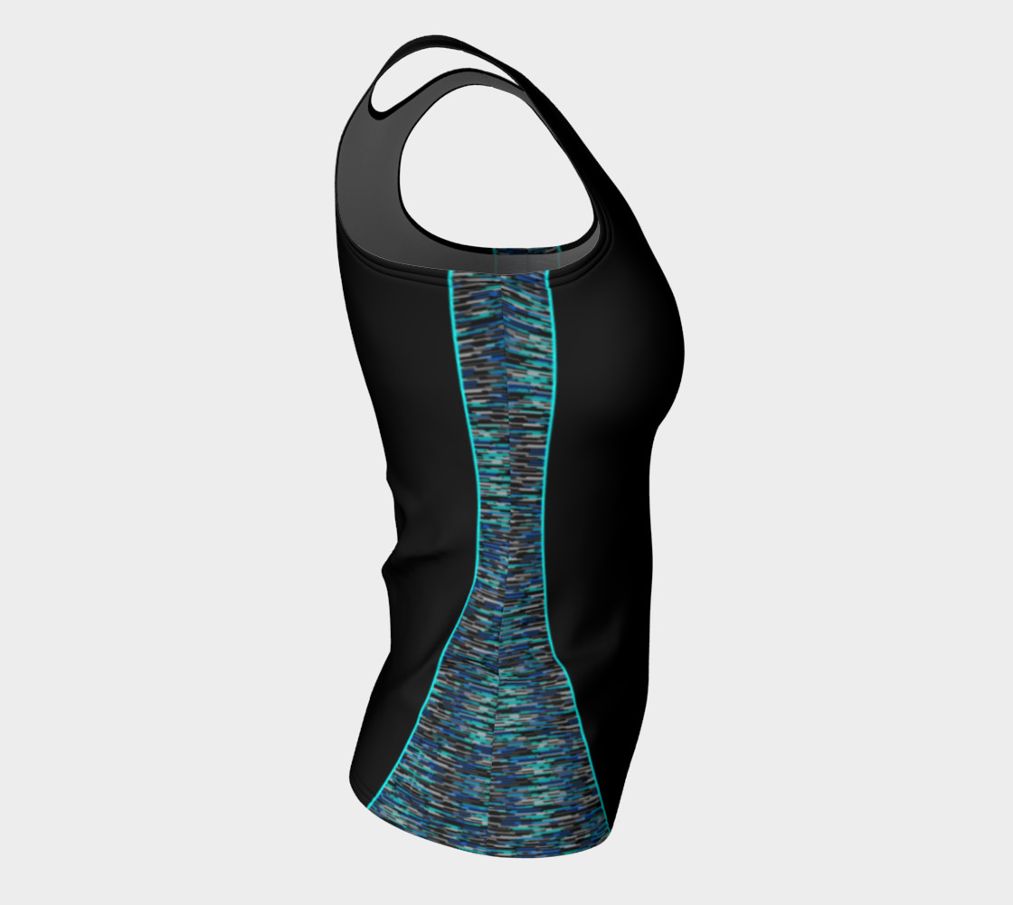 Space Dyed Black Turquoise Gray Blue preview #8