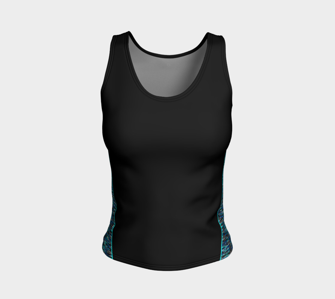 Space Dyed Black Turquoise Gray Blue preview #1