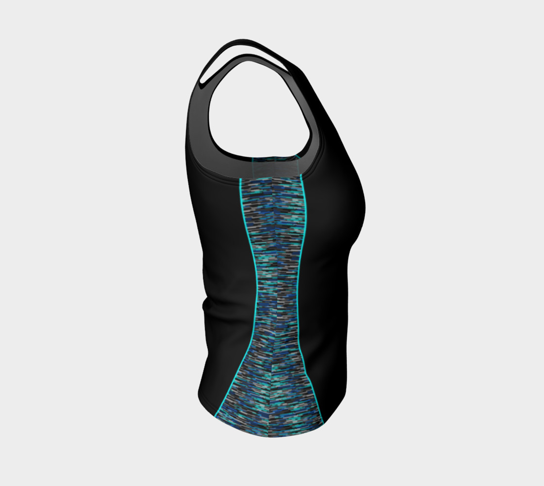 Space Dyed Black Turquoise Gray Blue preview #4
