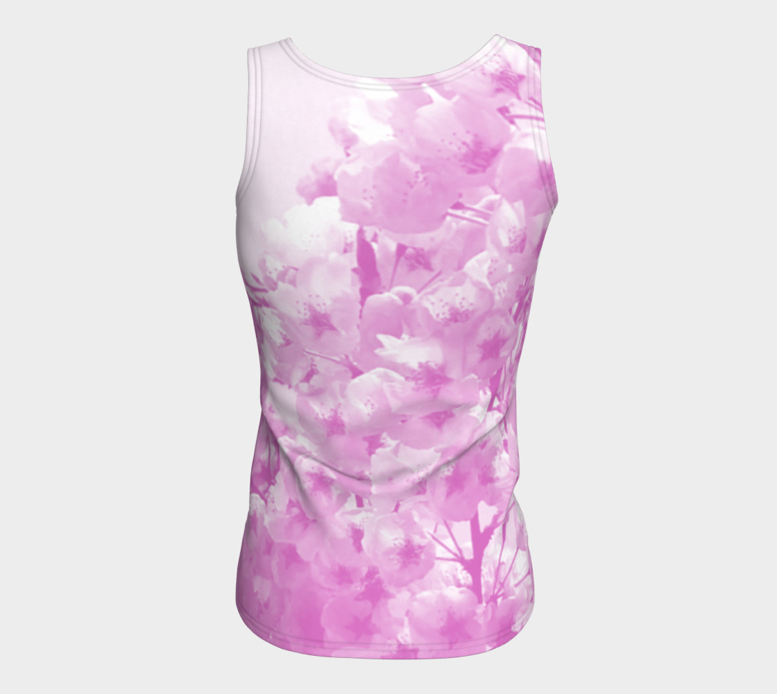 Cherry Blossom Fitted Tank Top preview #6