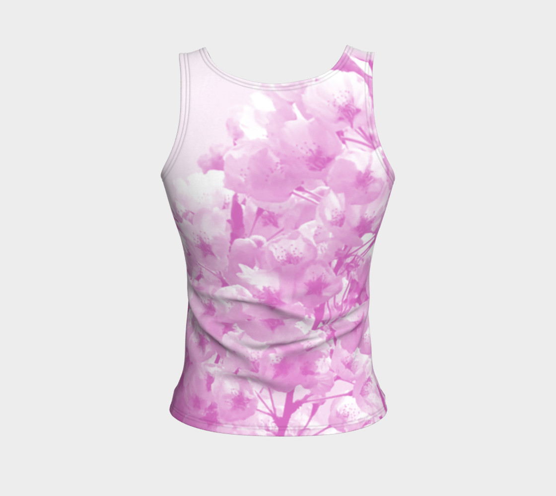 Cherry Blossom Fitted Tank Top preview #2