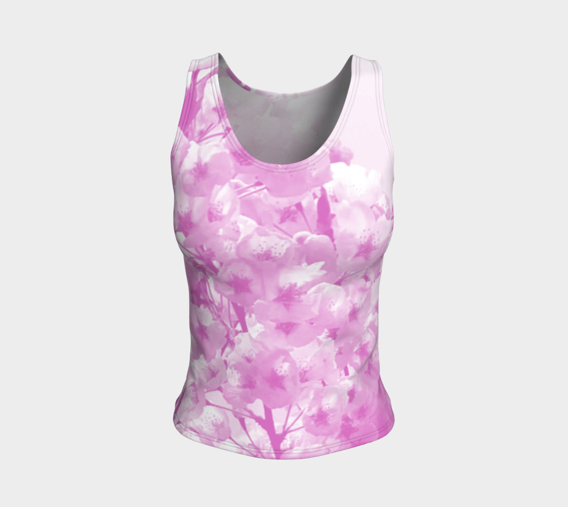 Cherry Blossom Fitted Tank Top preview #1
