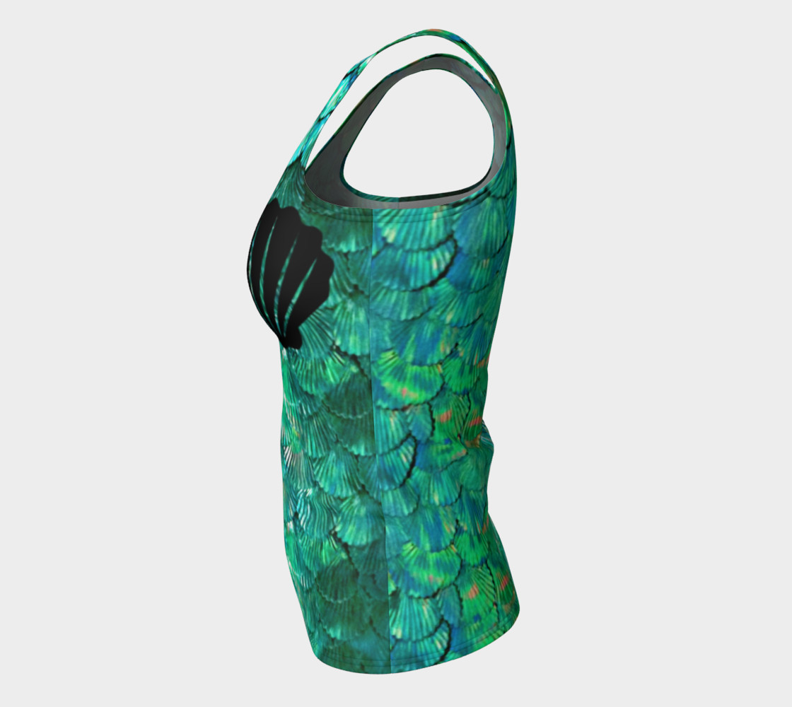 Mermaid Shell Green Scale Tank preview #7