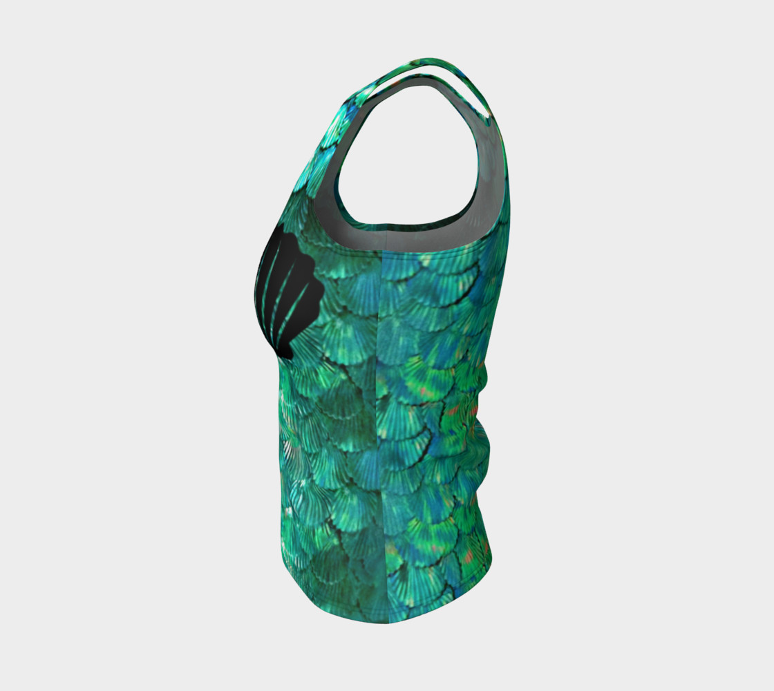 Mermaid Shell Green Scale Tank preview #3