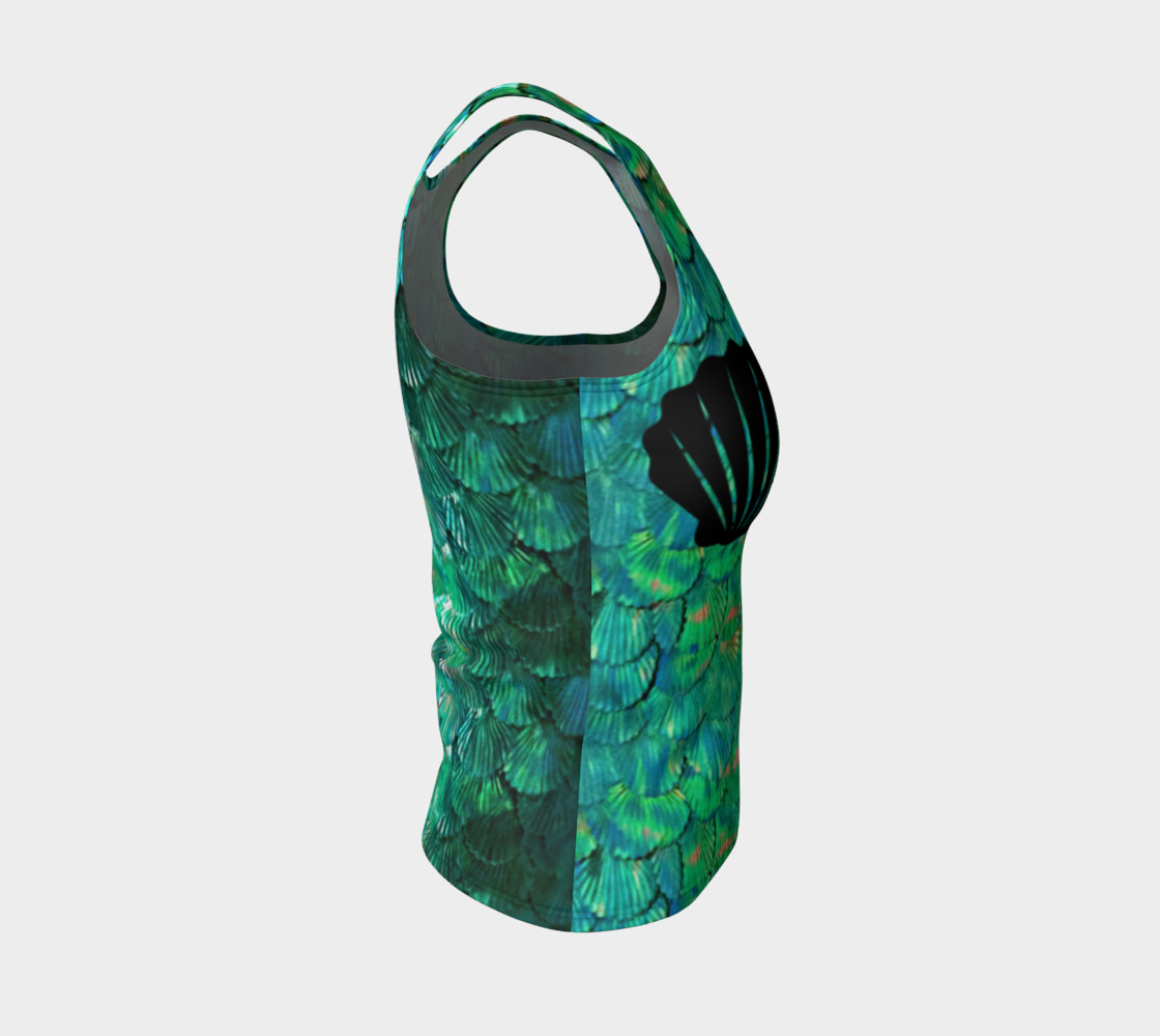Mermaid Shell Green Scale Tank preview #4