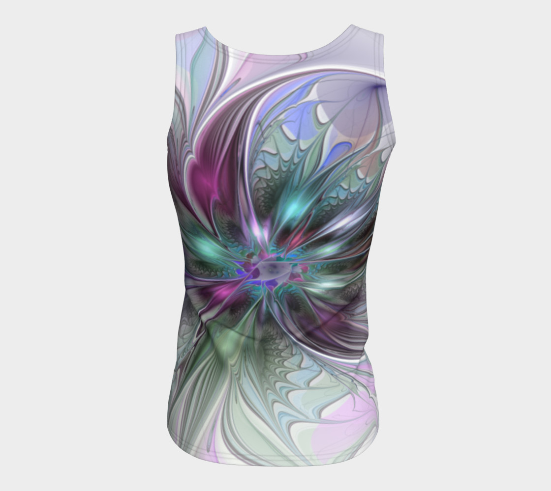Colorful Fantasy Abstract Modern Fractal Flower preview #6