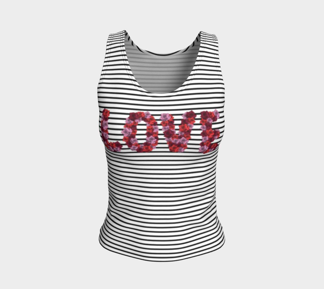 Blooming Love Fitted Tank Top thumbnail #2