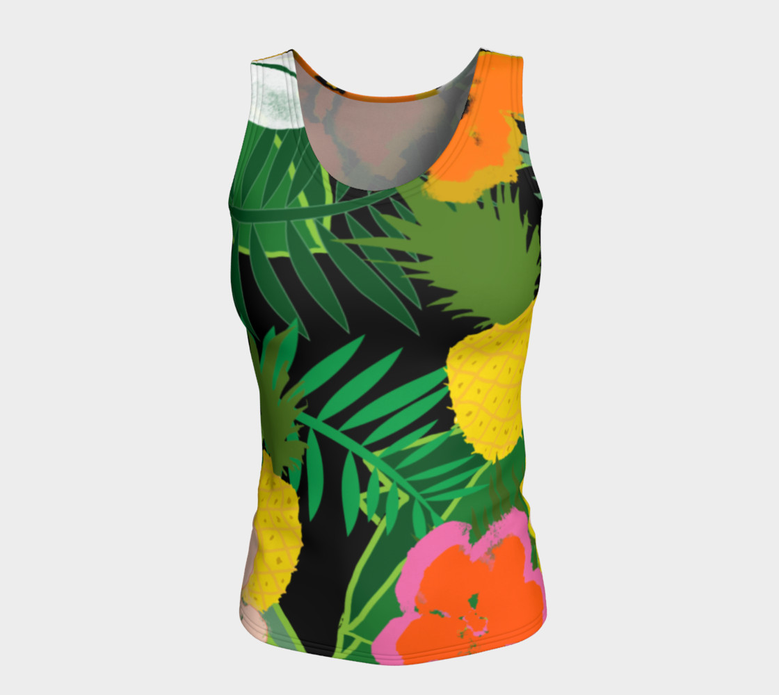 Pineapple Jungle Women's Tank Top preview #5