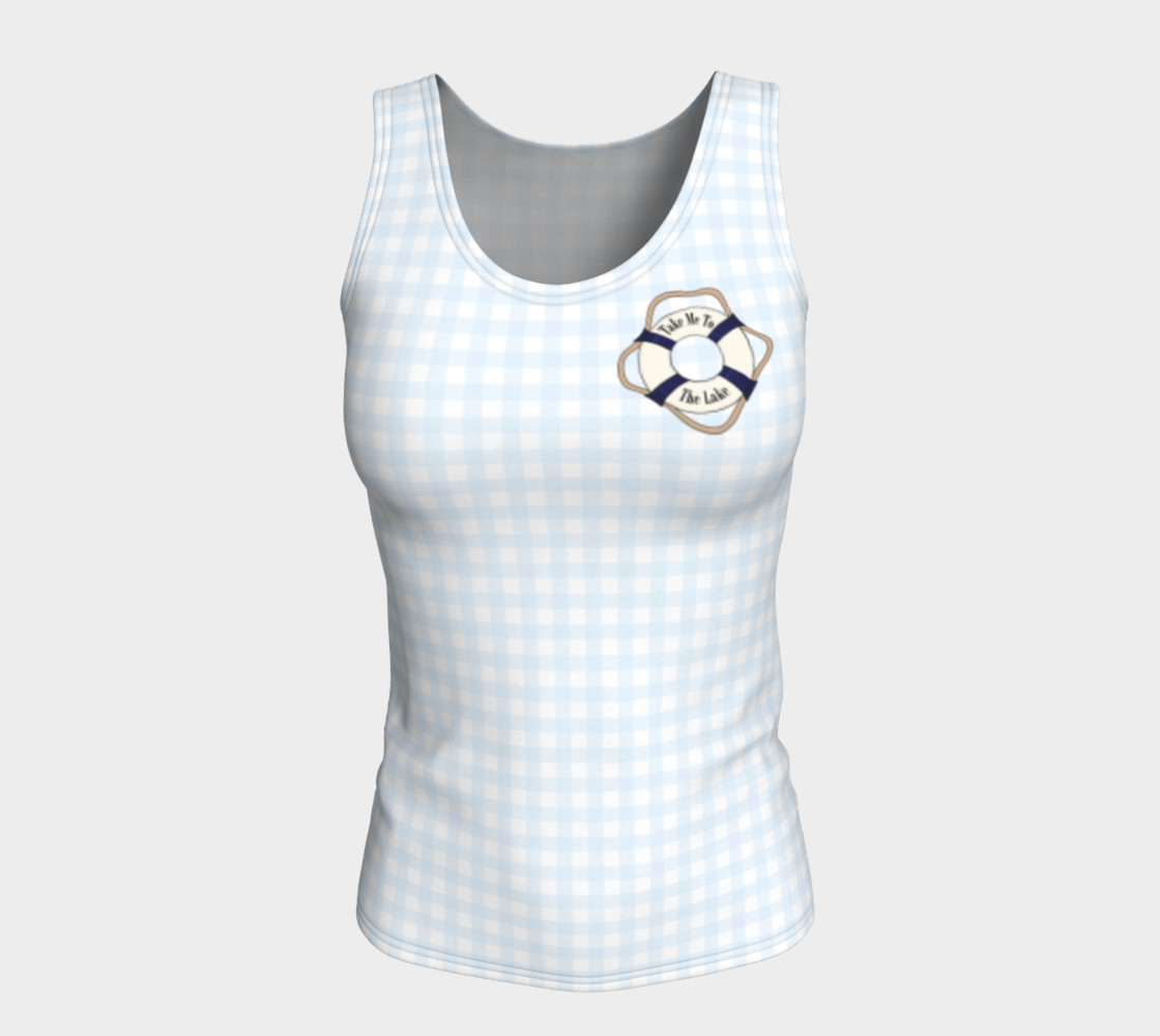 Take Me To The Lake Fitted Tank Top preview #5