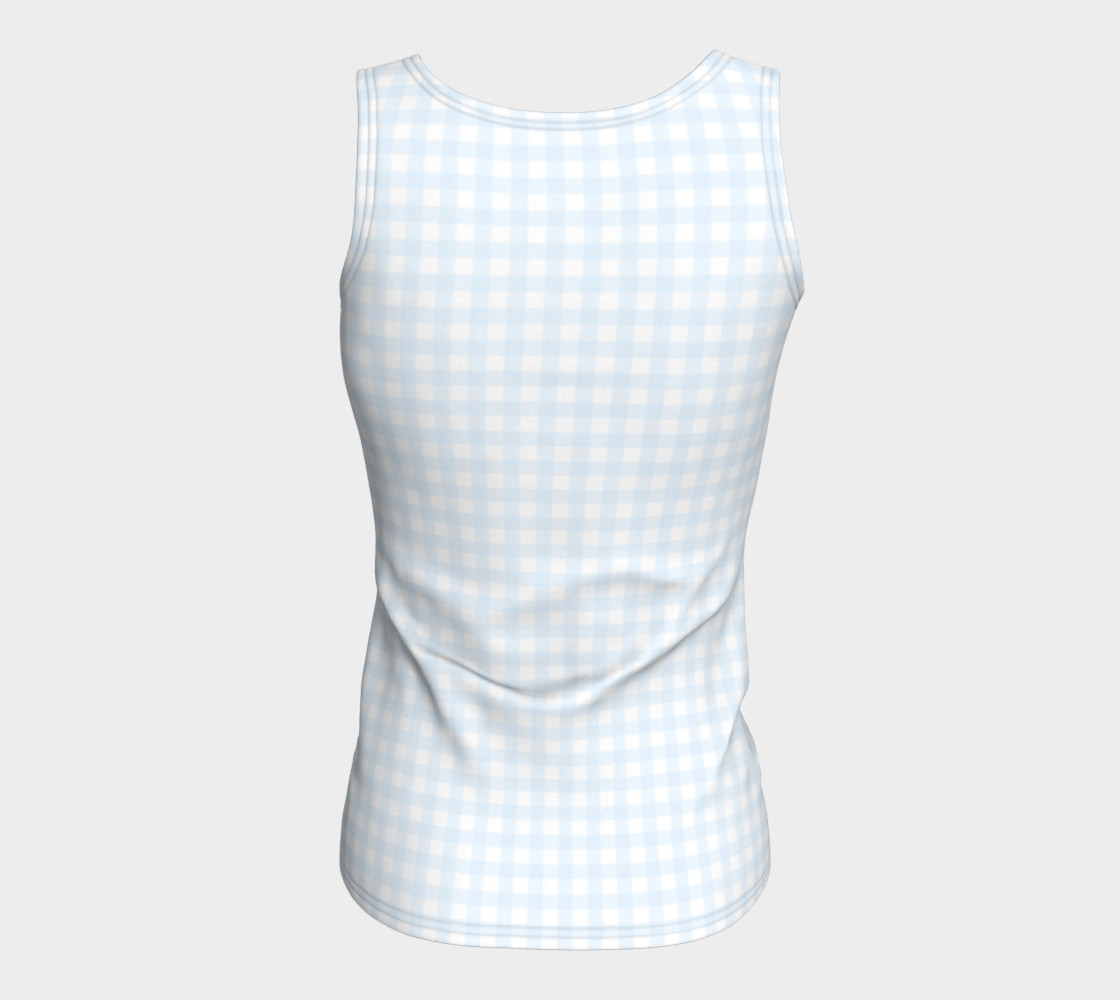Gingham Fitted Tank Top preview #6