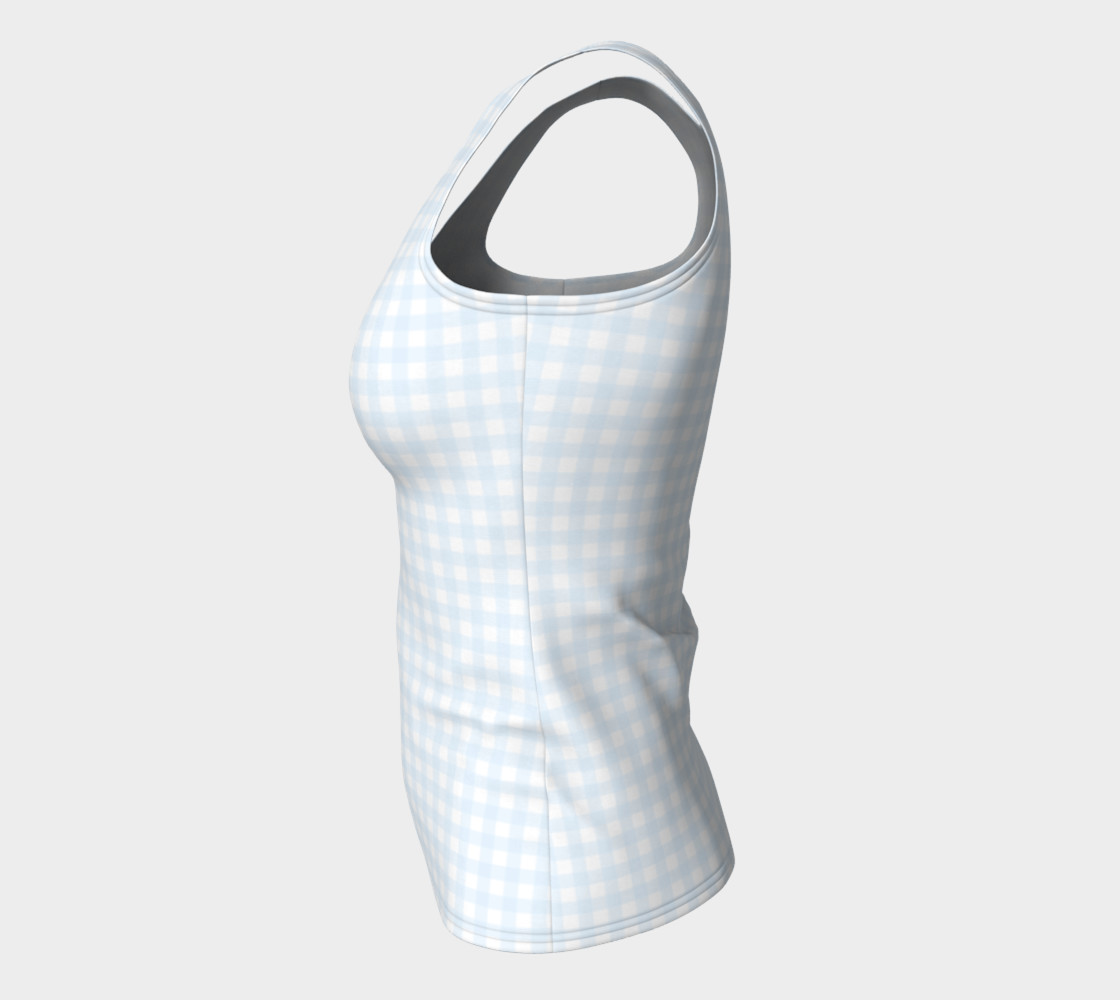 Gingham Fitted Tank Top Miniature #8