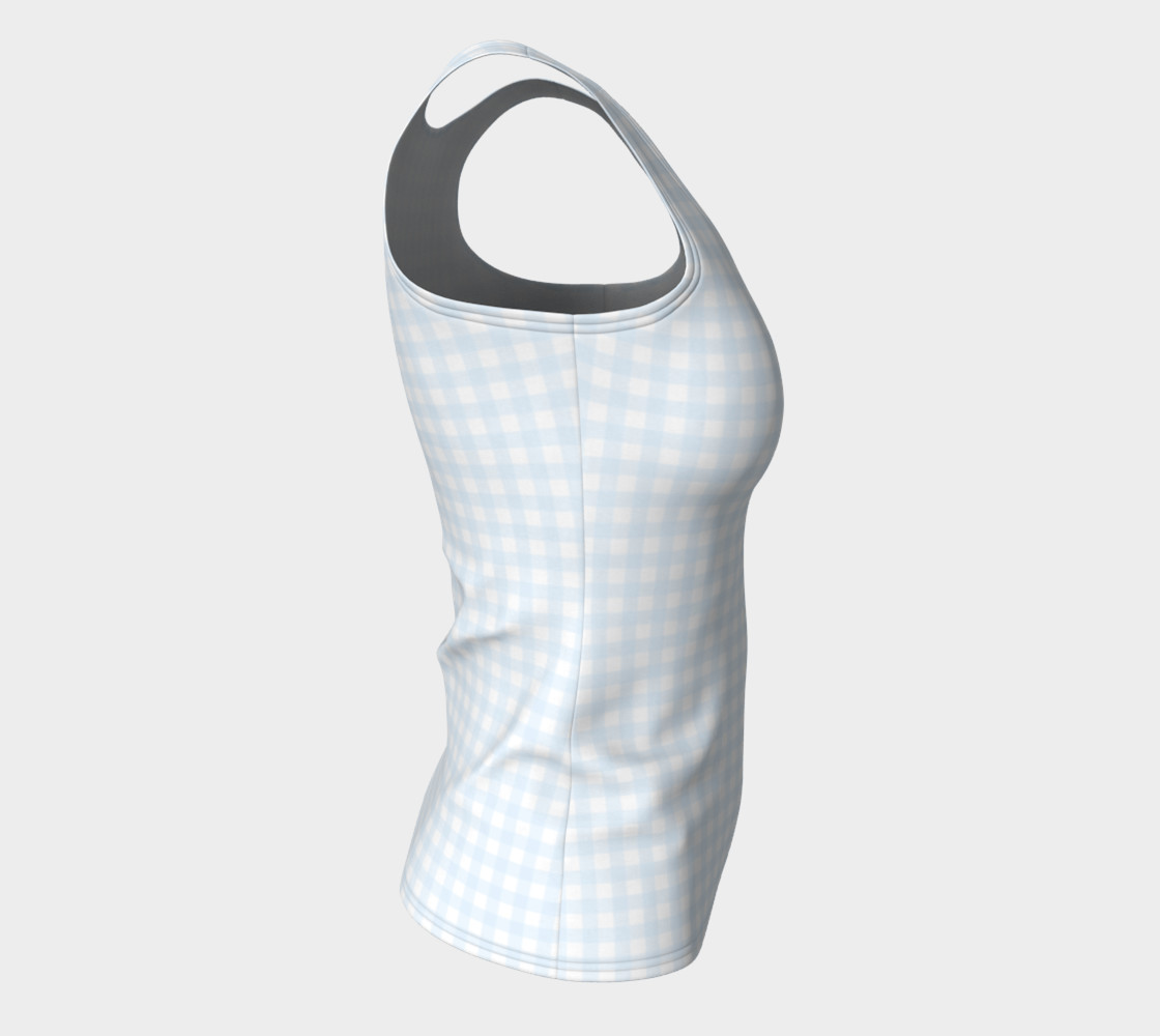 Gingham Fitted Tank Top Miniature #9