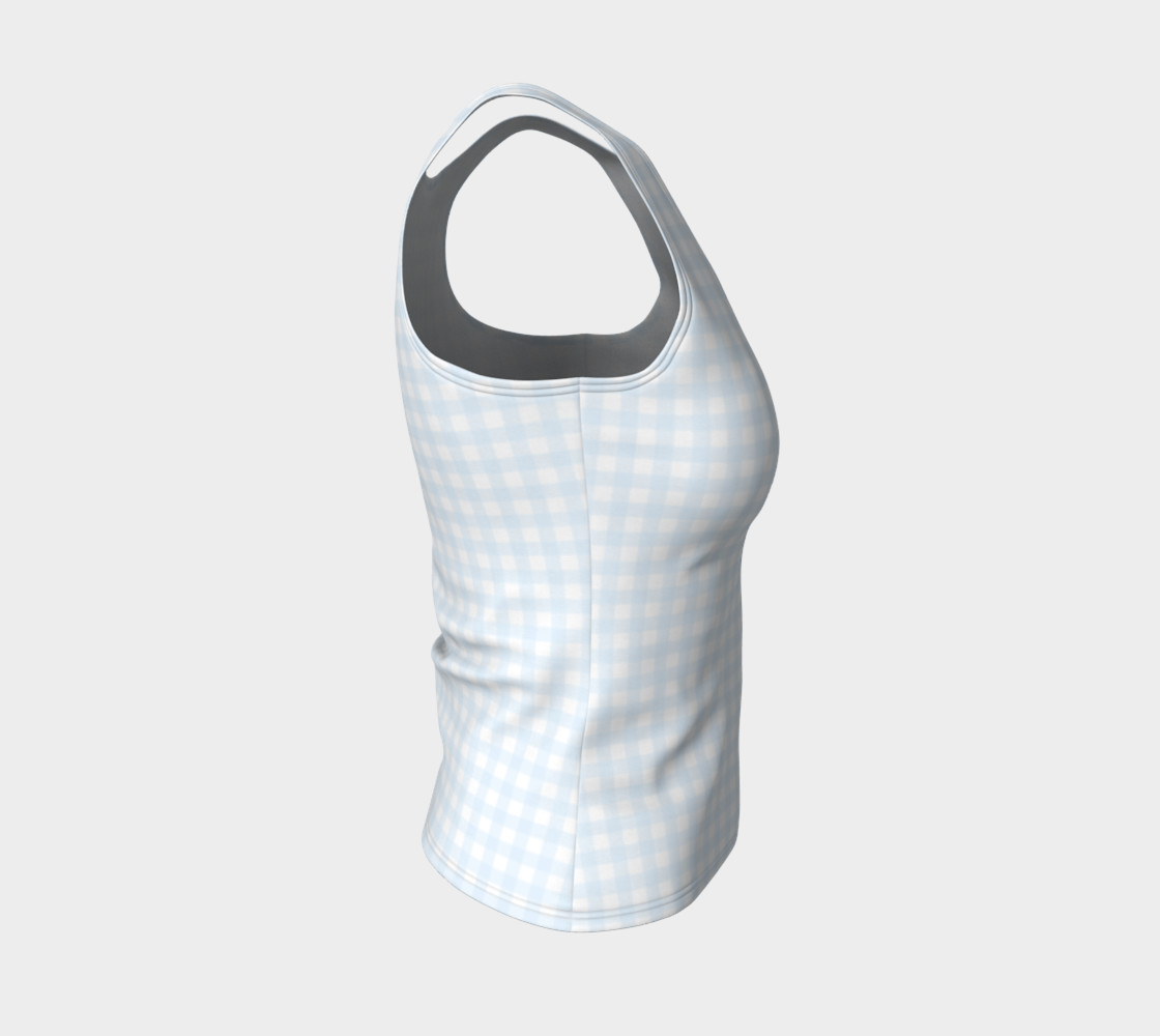 Gingham Fitted Tank Top preview #4