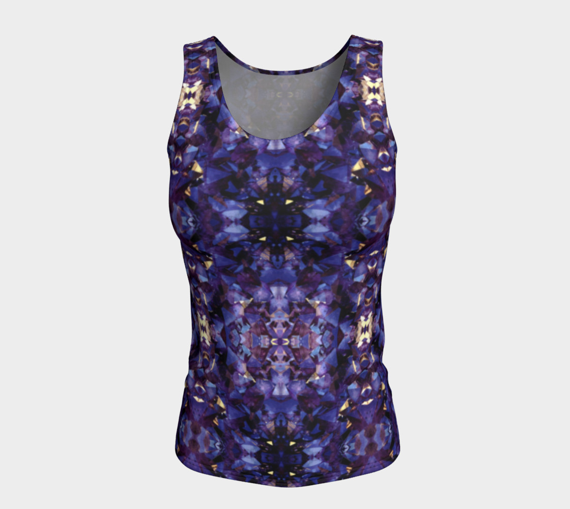 Amethyst Cluster Fitter Tank Top thumbnail #6