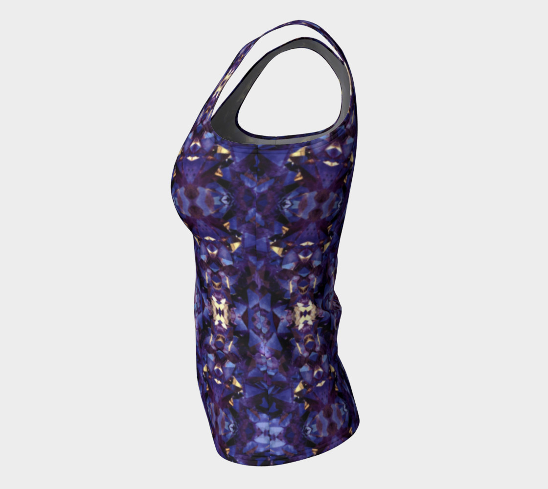 Amethyst Cluster Fitter Tank Top preview #7