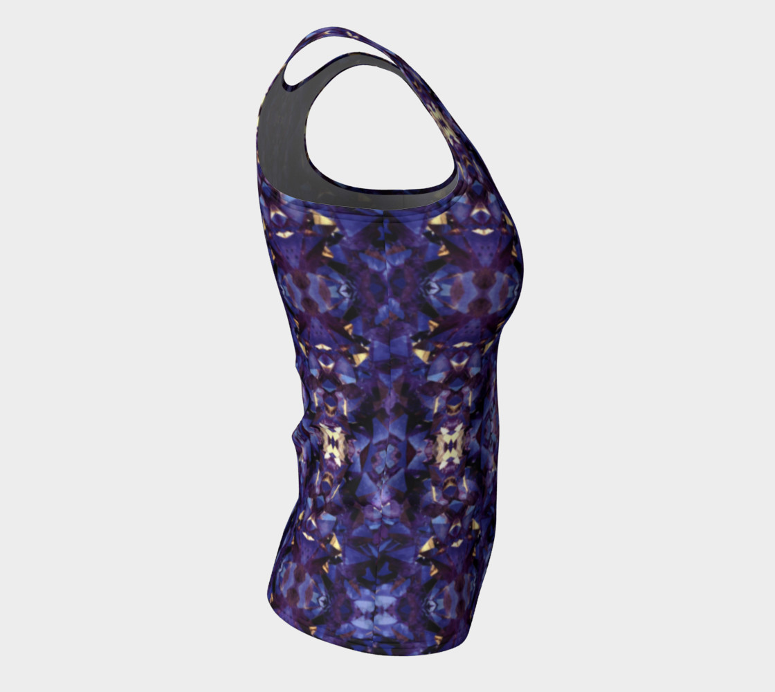 Amethyst Cluster Fitter Tank Top preview #8