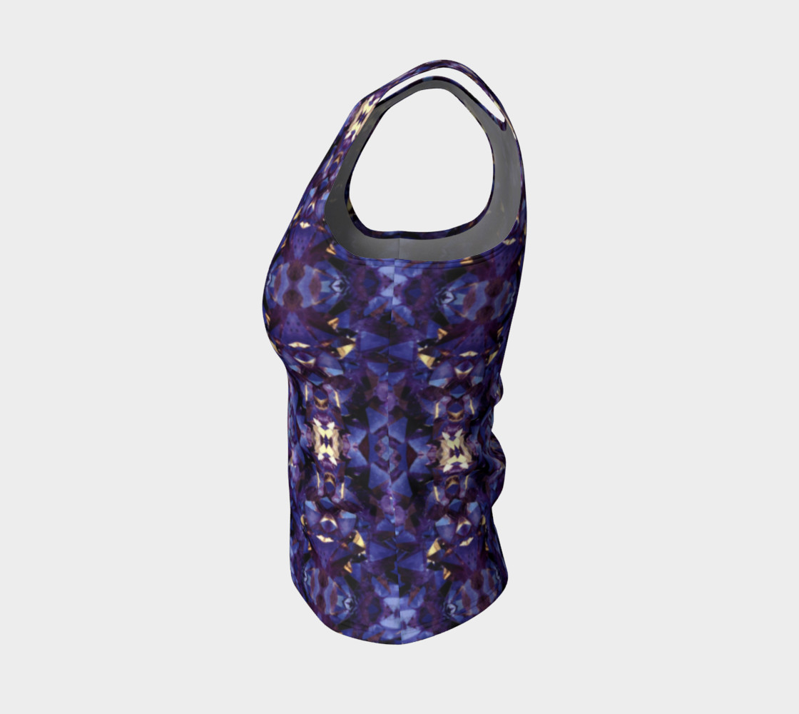 Amethyst Cluster Fitter Tank Top preview #3