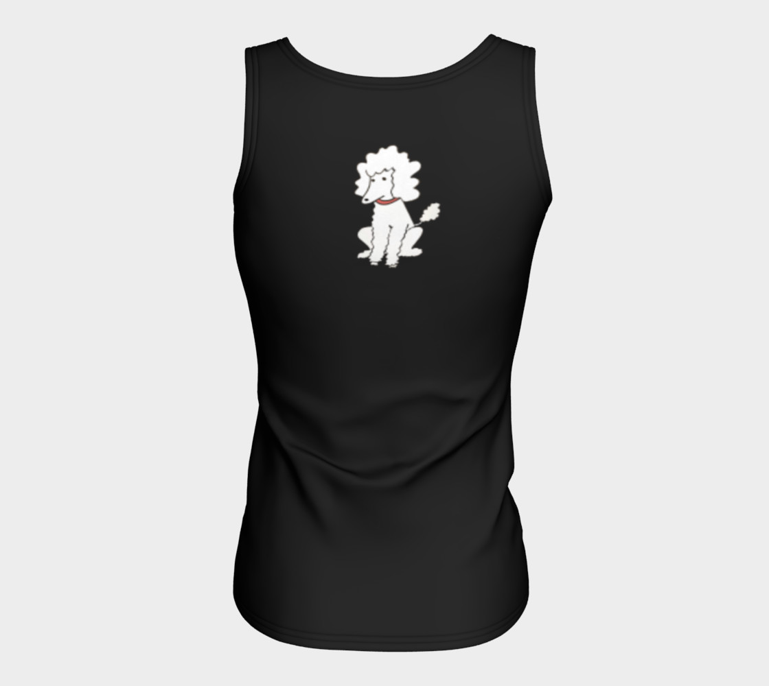 black tanks with whimsy white poodles by broussalian preview #6