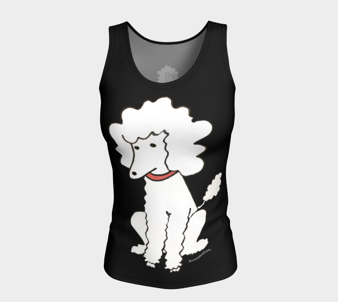 black tanks with whimsy white poodles by broussalian preview #5