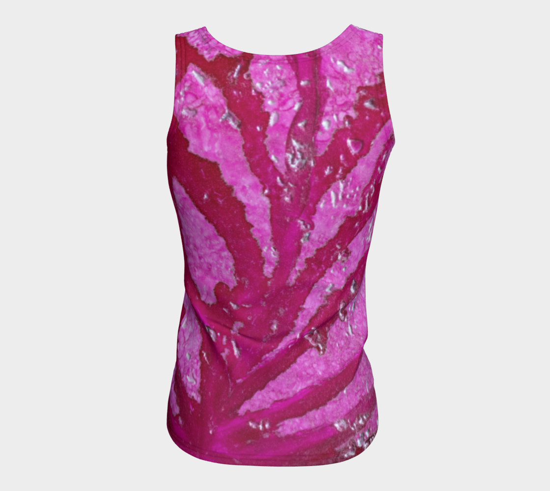 Pink Coral With Metallic Highlights Alcohol Ink Art preview #6