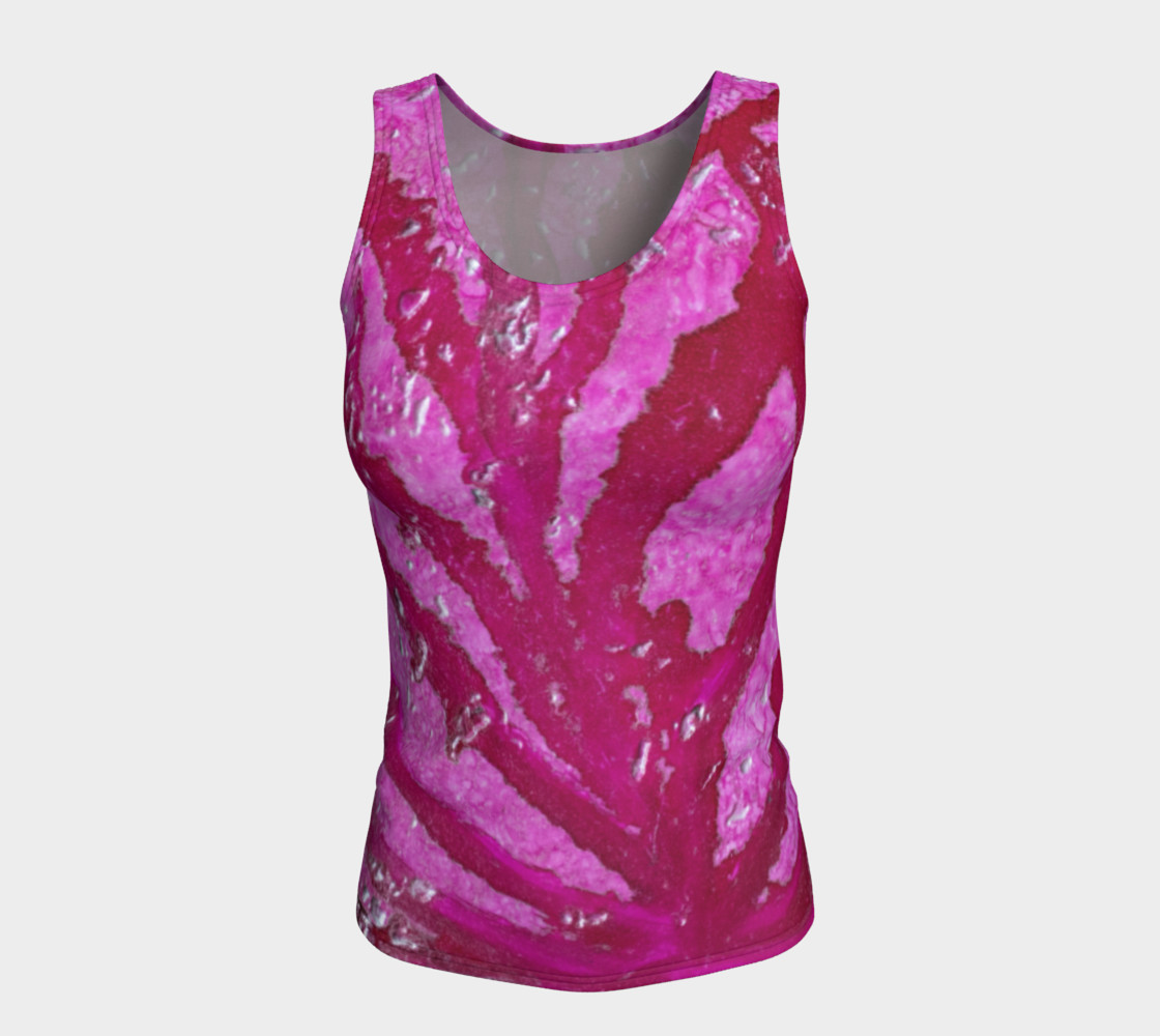 Pink Coral With Metallic Highlights Alcohol Ink Art preview #5