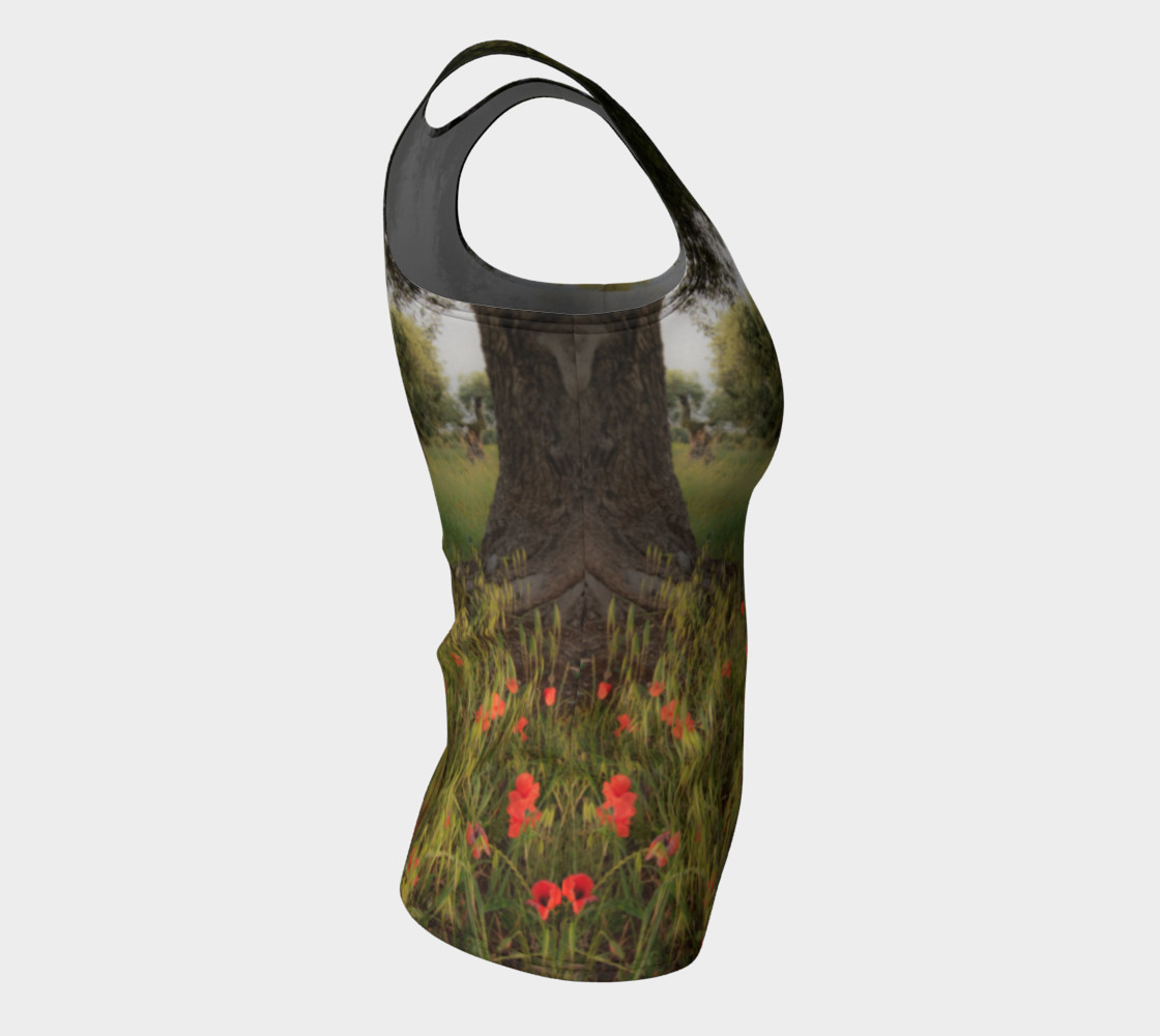 Utterly Italy Puglia Olive Trees Fitted Tank preview #8