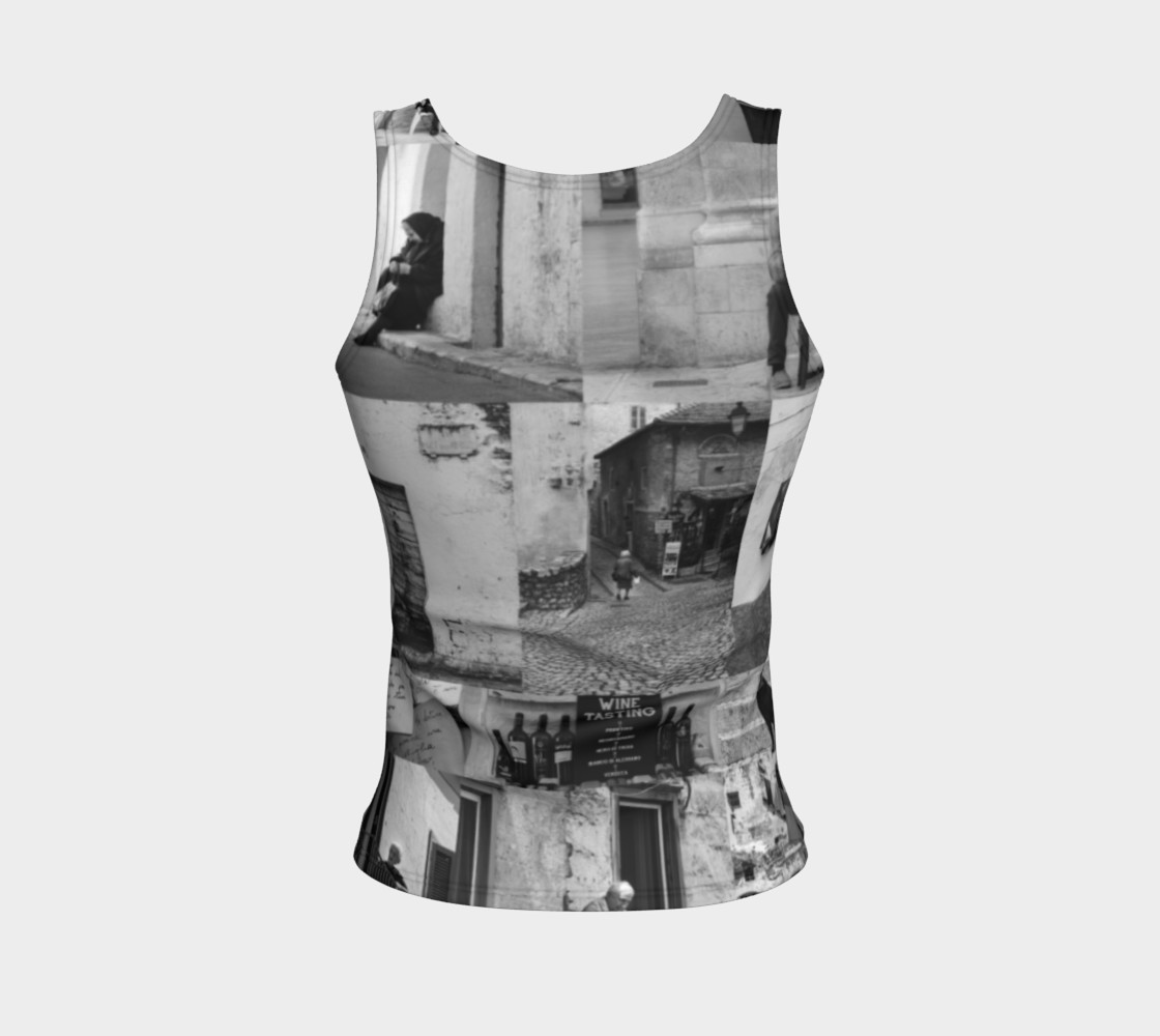 Utterly Italy Puglia Scenes Fitted Tank 3D preview