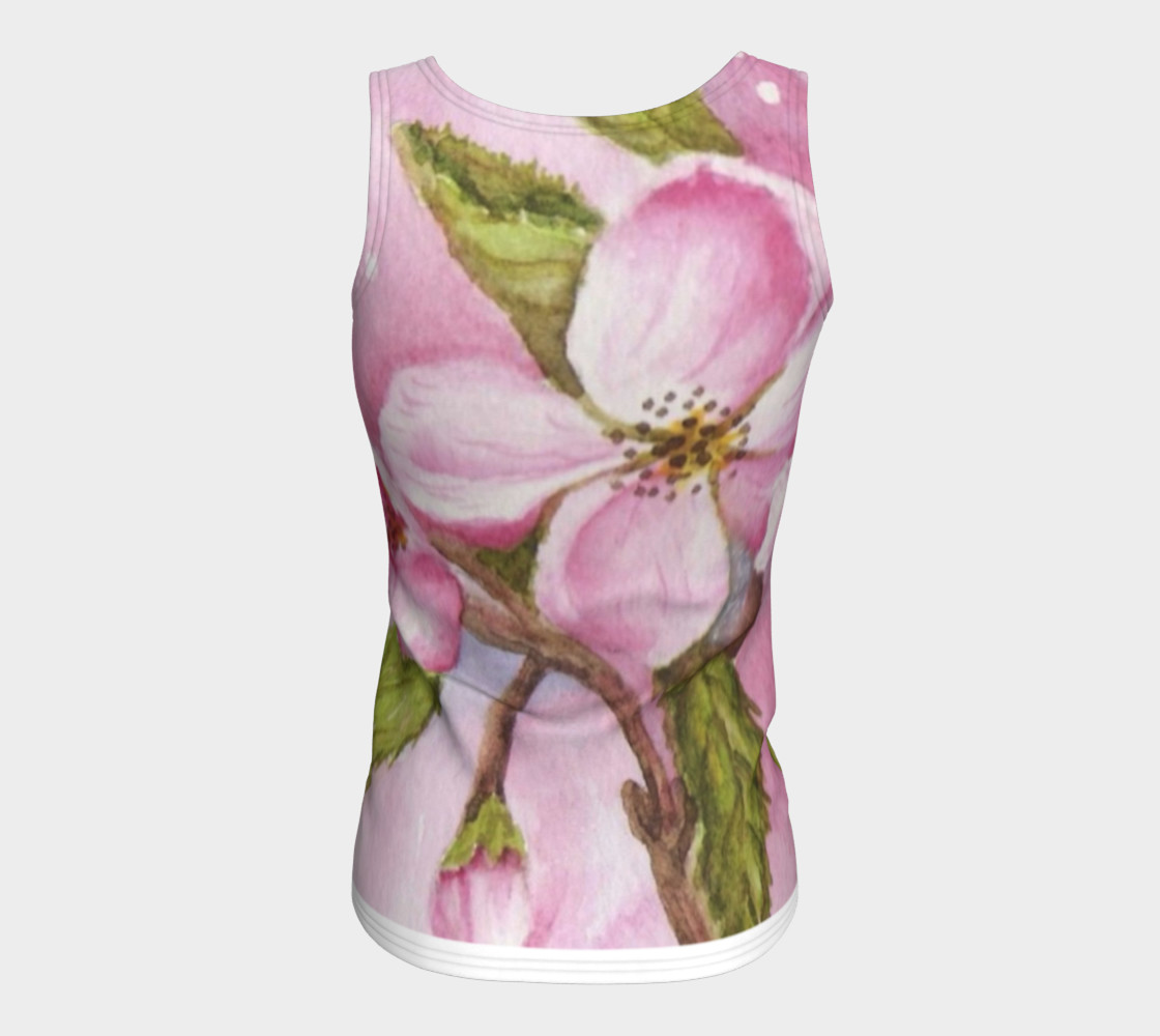 Watercolor Pink Apple Blossom Flowers preview #6