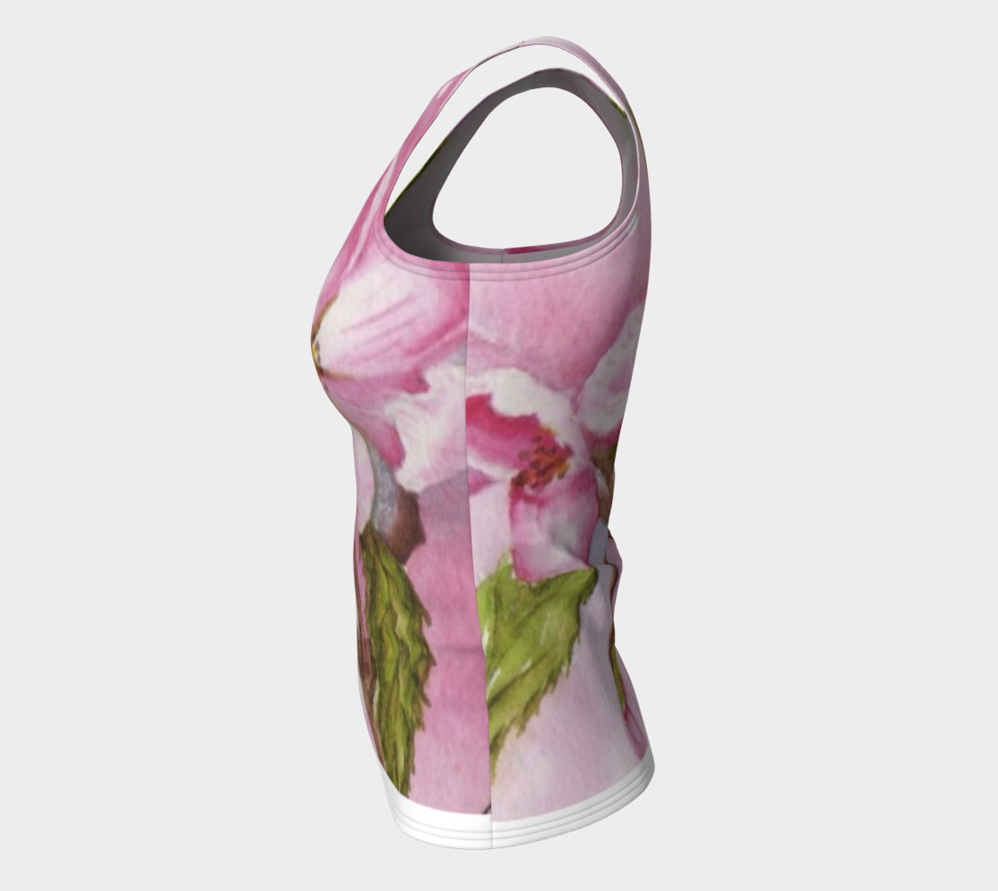 Watercolor Pink Apple Blossom Flowers preview #7