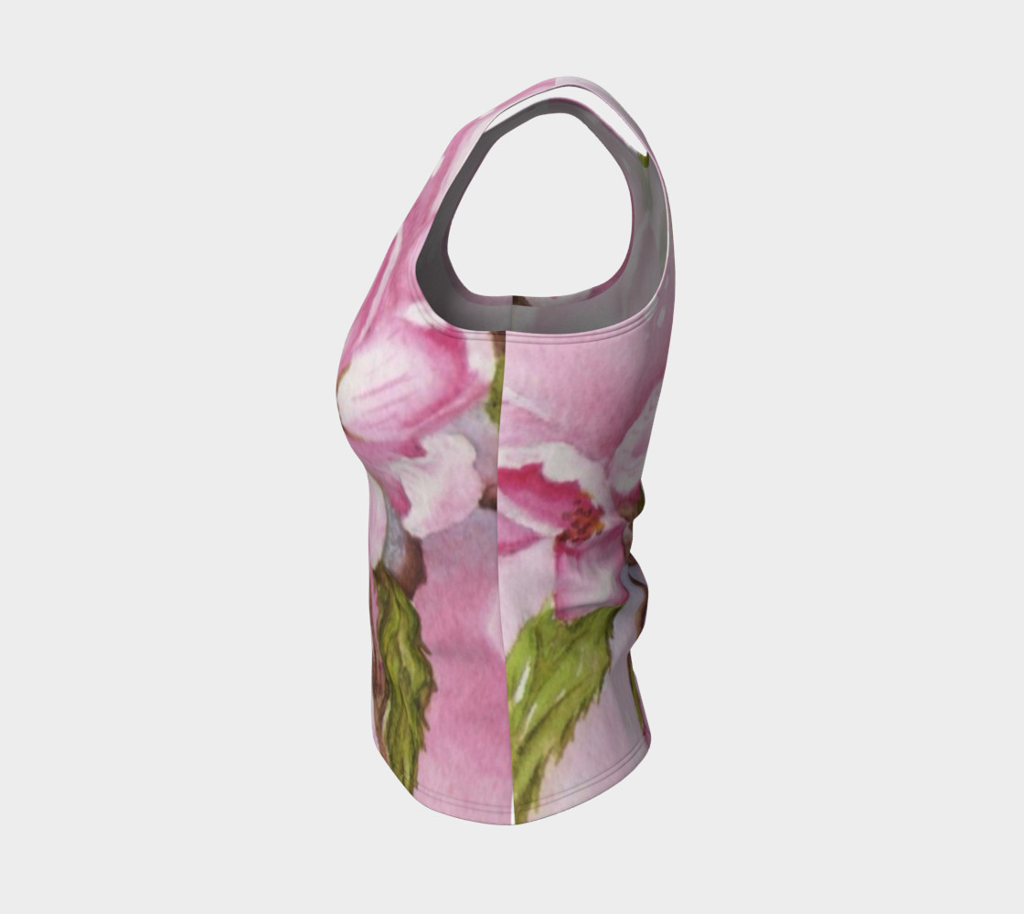Watercolor Pink Apple Blossom Flowers preview #3