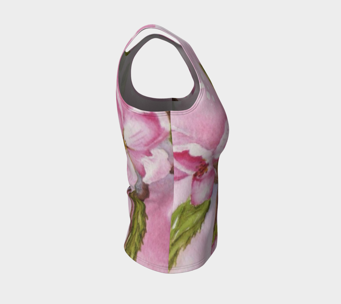 Watercolor Pink Apple Blossom Flowers preview #4