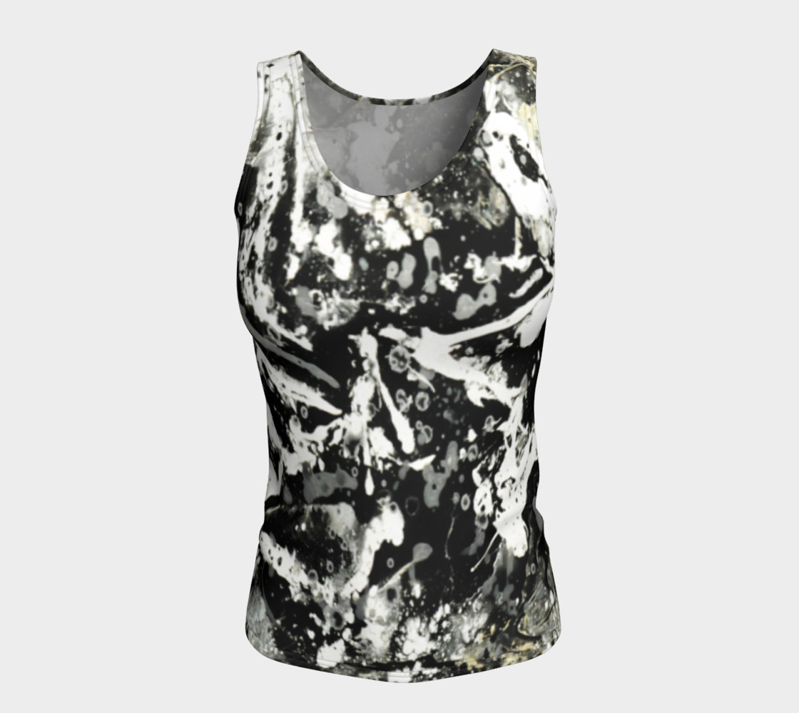 Aperçu de Matt LeBlanc Art Fitted Tank Top - Design 004 #5