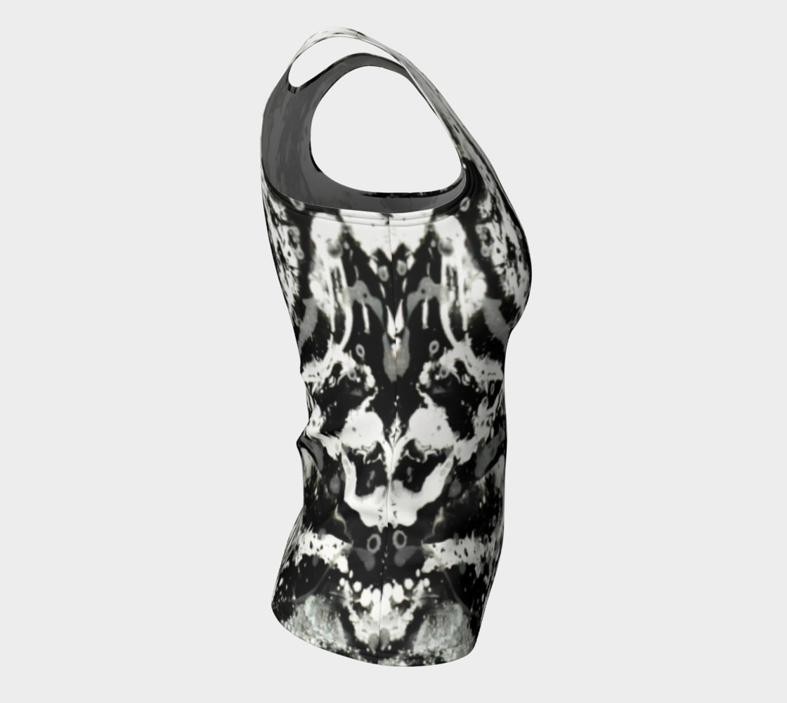 Aperçu de Matt LeBlanc Art Fitted Tank Top - Design 004 #8