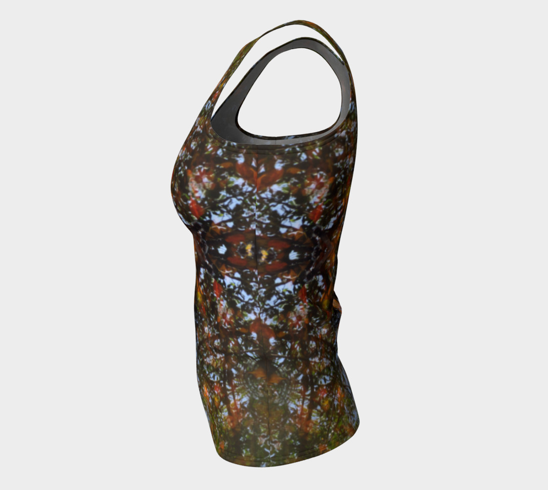 Ripple and Leaf Fitted Tank preview #7