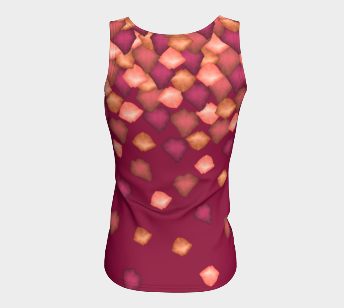 Falling Leaves Fitted Tank Top thumbnail #7