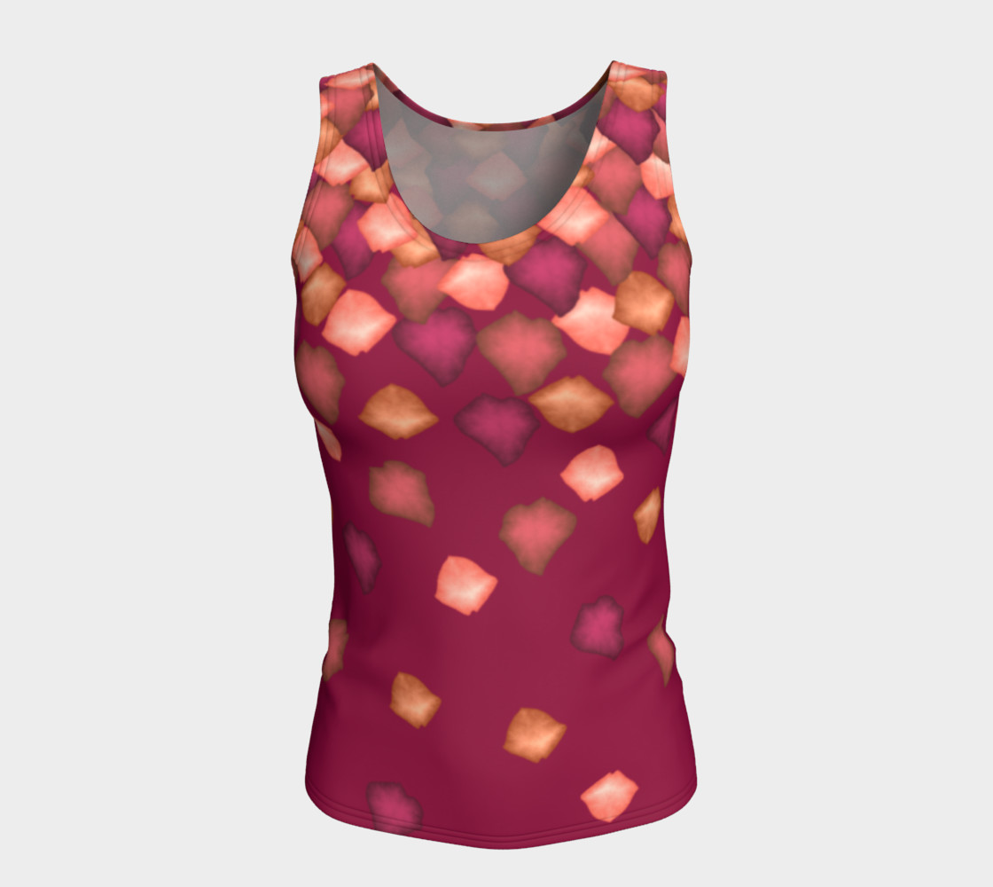 Falling Leaves Fitted Tank Top thumbnail #6
