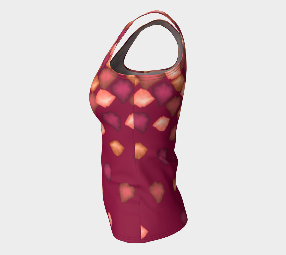 Falling Leaves Fitted Tank Top thumbnail #8